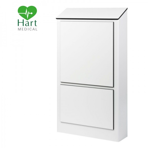 Hart Medical Half Height 1280mm Medical IPS Panel - White